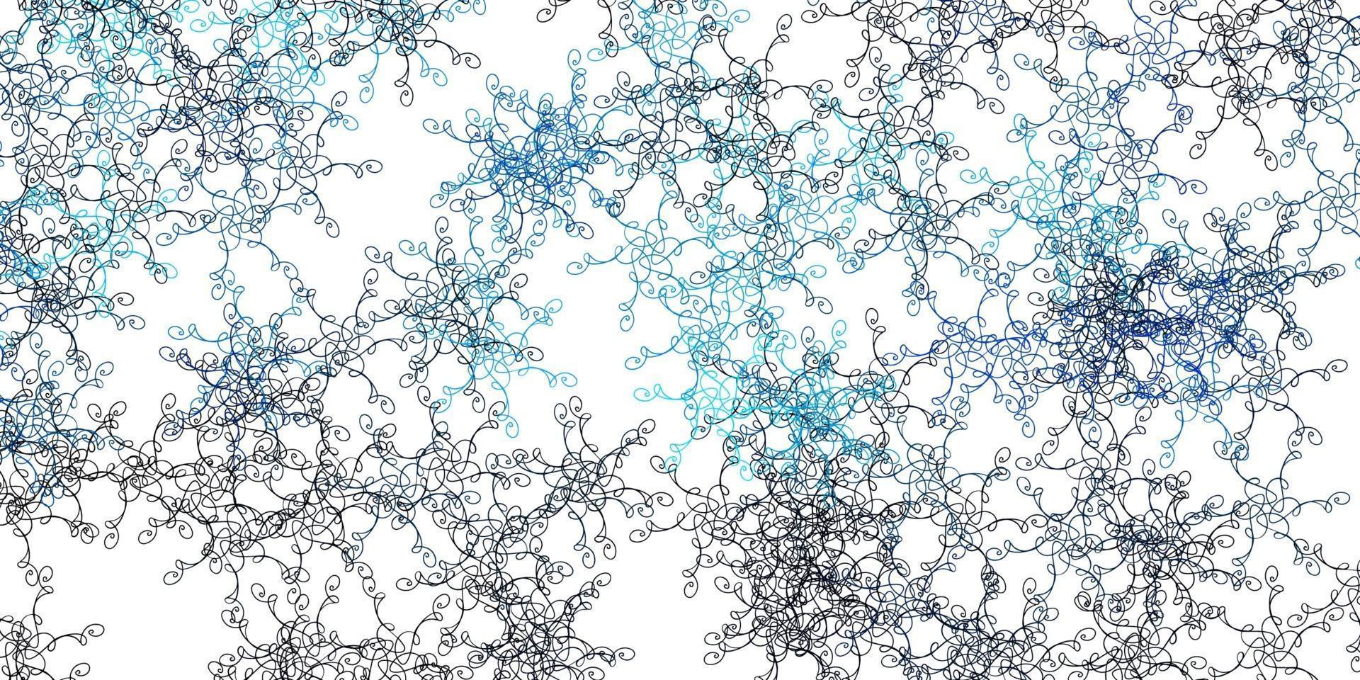 Light BLUE vector backdrop with curves.