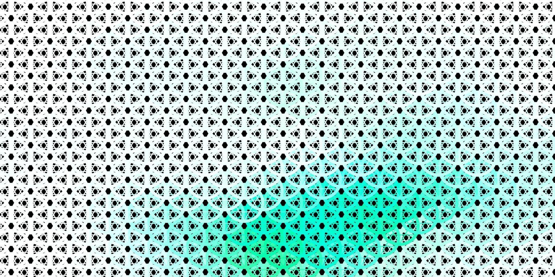 Dark Green vector texture with religion symbols.