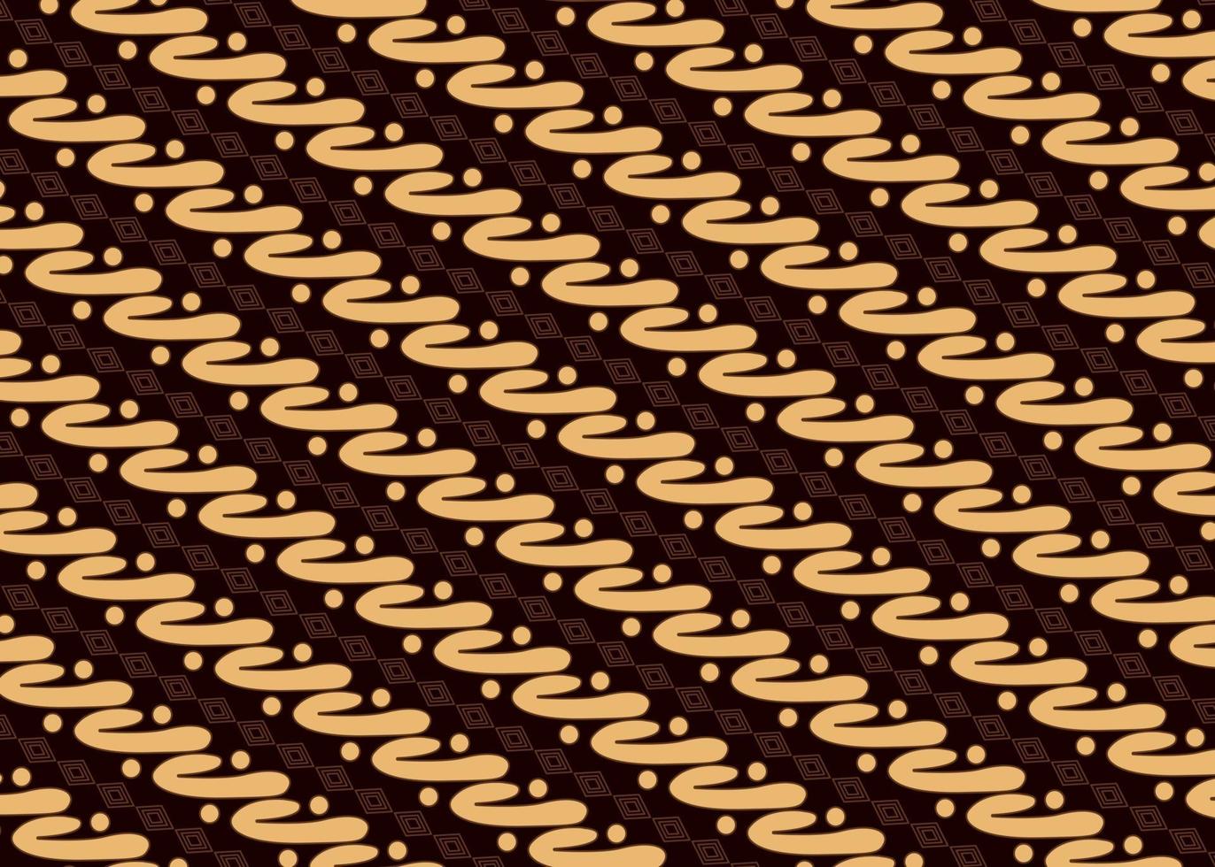 Indonesian Seamless Batik Pattern vector