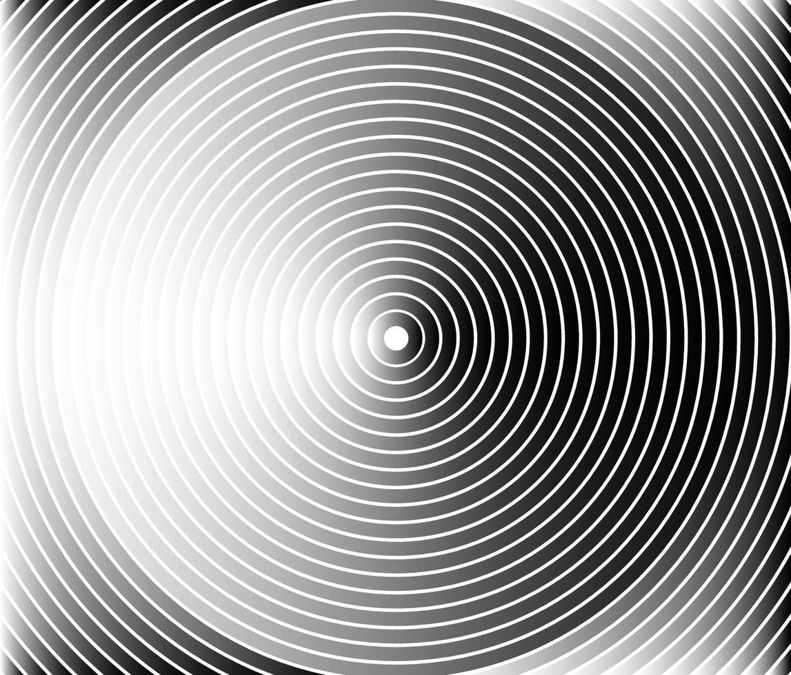Concentric circle elements. Element for graphic vector
