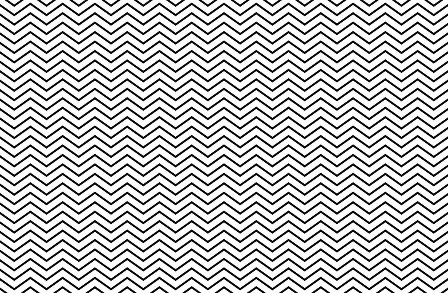 Black and white zigzag chevron pattern. Modern vintage background. vector