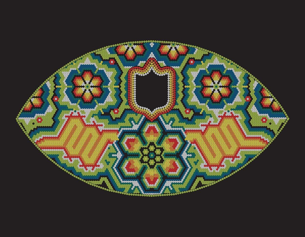 ball huichol american vector