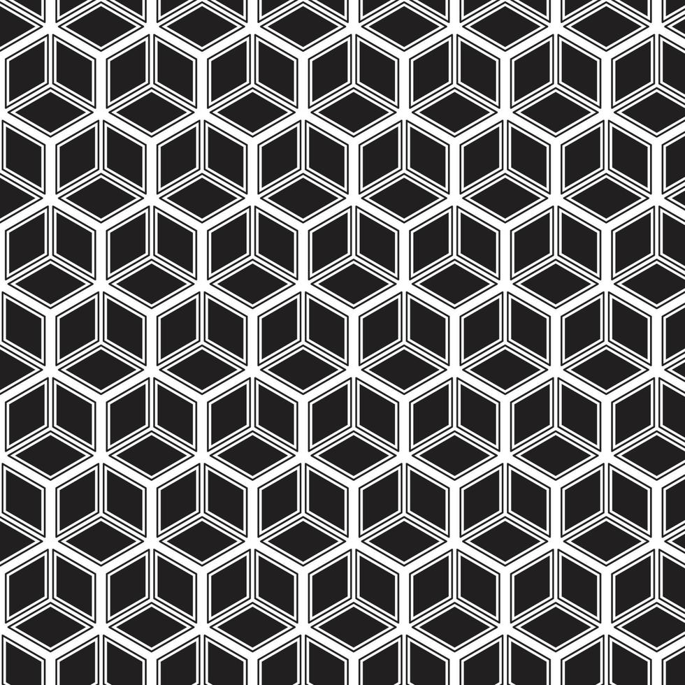 Seamless geometric pattern vector