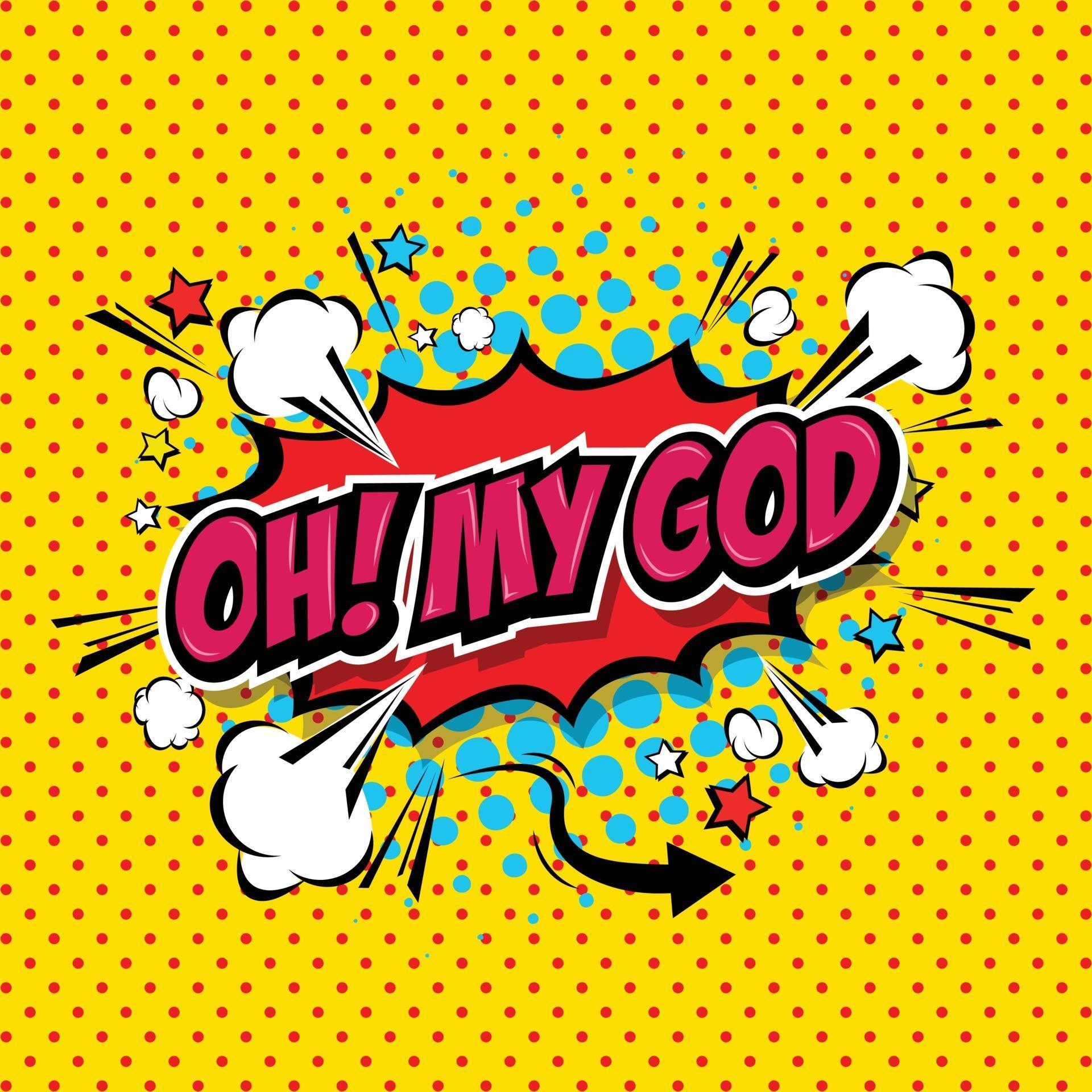 Oh My God Comic Speech Bubble Cartoon Art And Illustration Vector File 3271261 Vector Art At