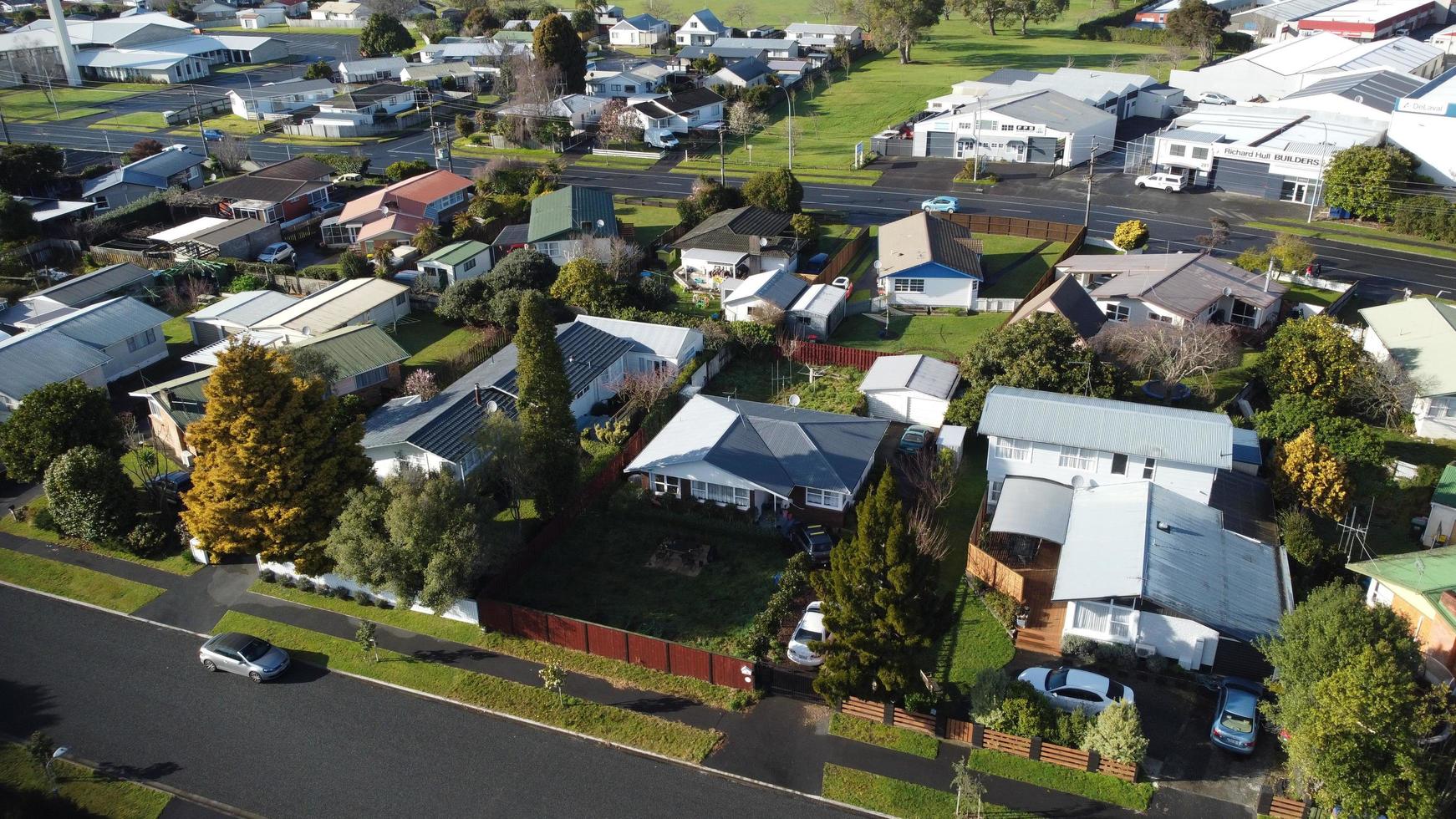 Aerial view of Hamilton, New Zealand photo