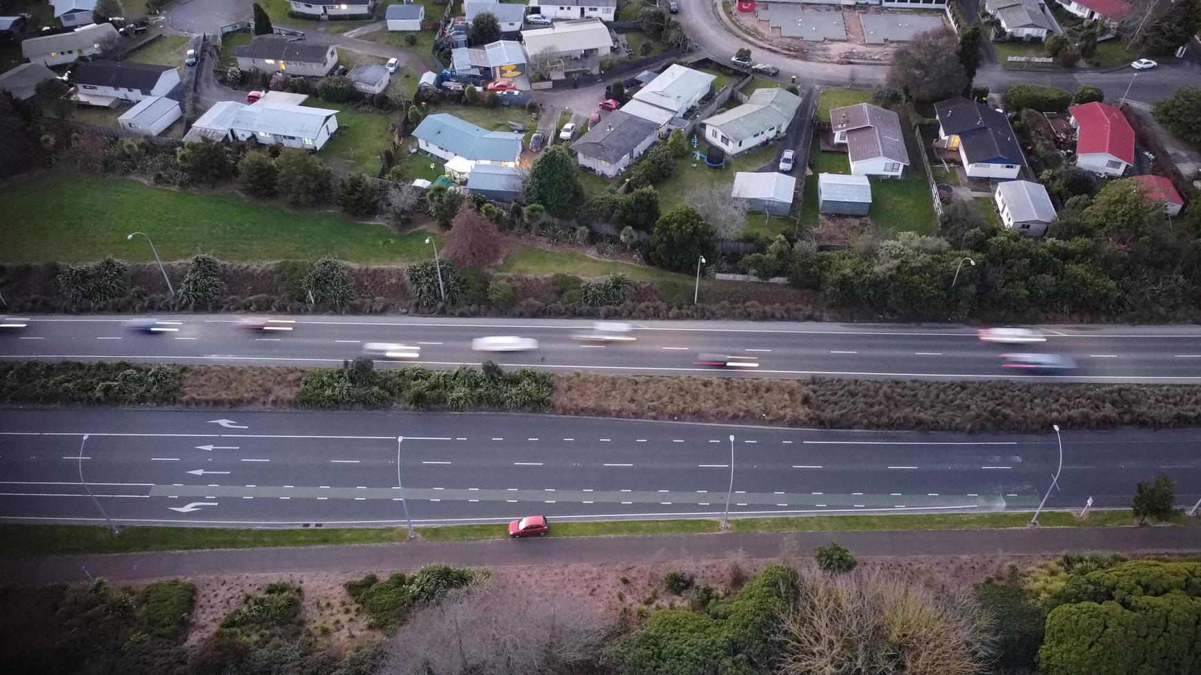 Aerial view of Hamilton, New Zealand photo