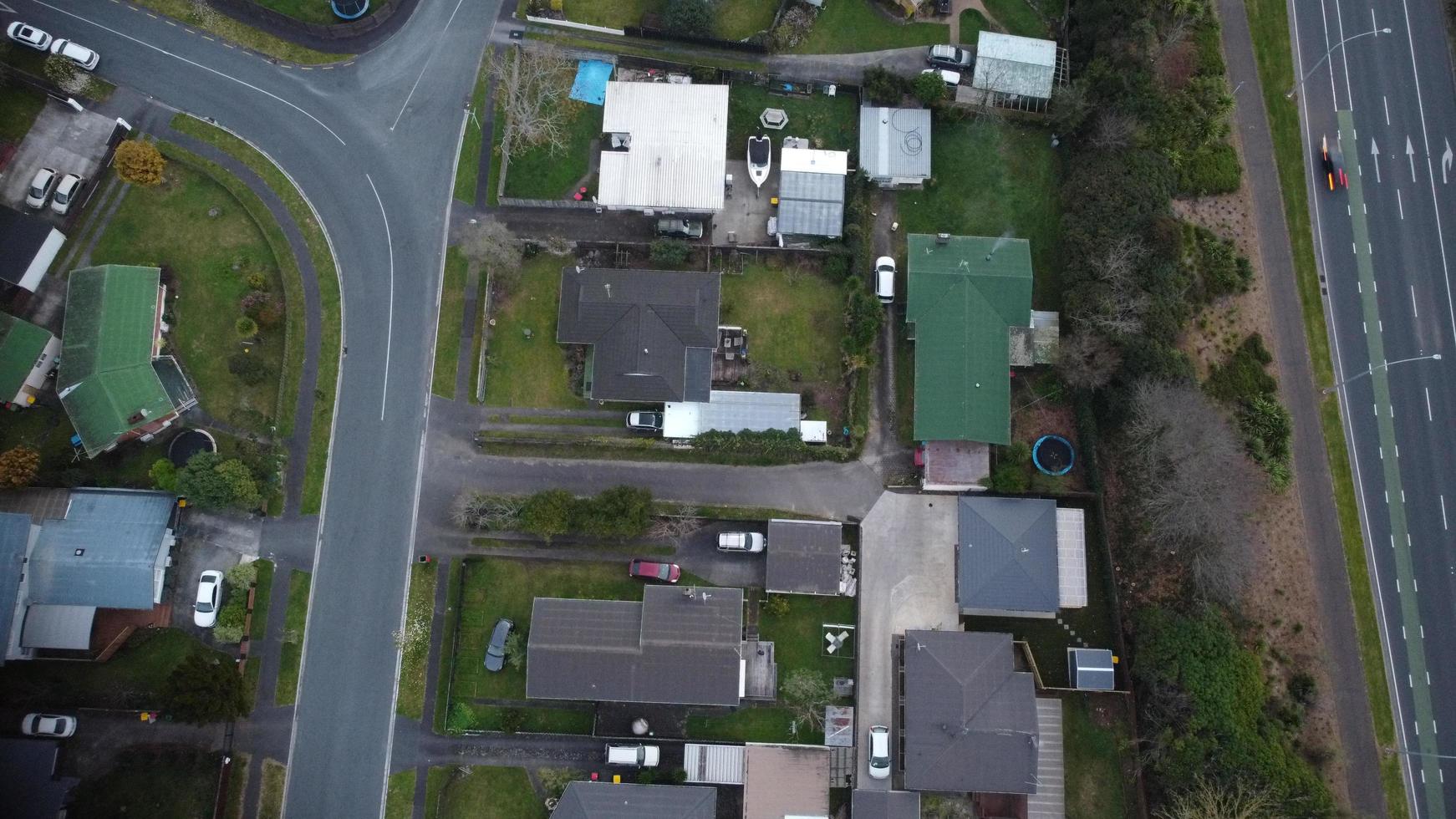 Aerial view of Hamilton, New Zealand photo