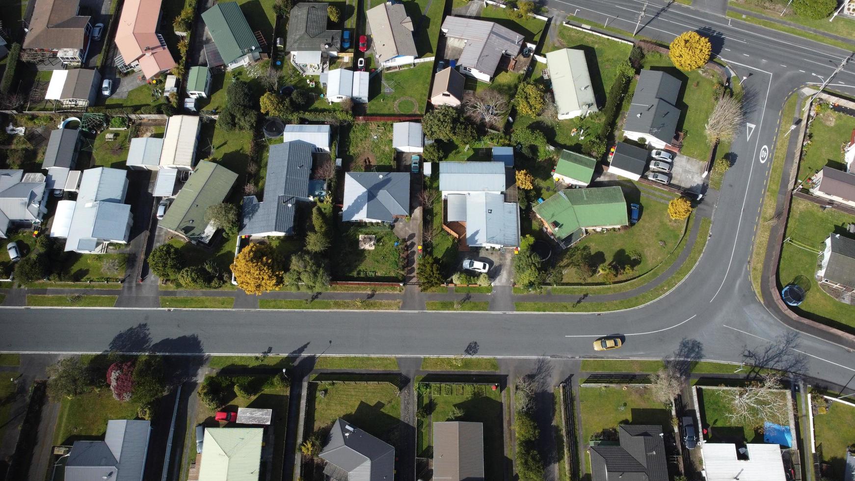 Aerial view of Hamilton, New Zealand photo