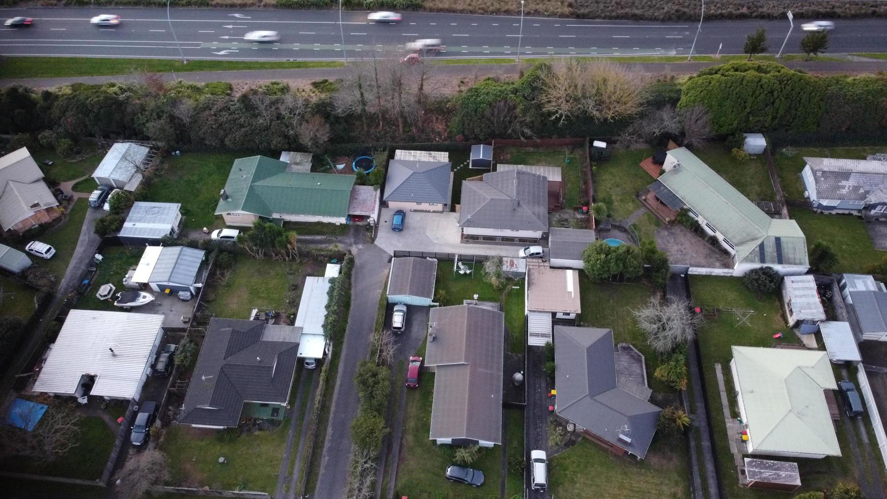 Aerial view of Hamilton, New Zealand photo