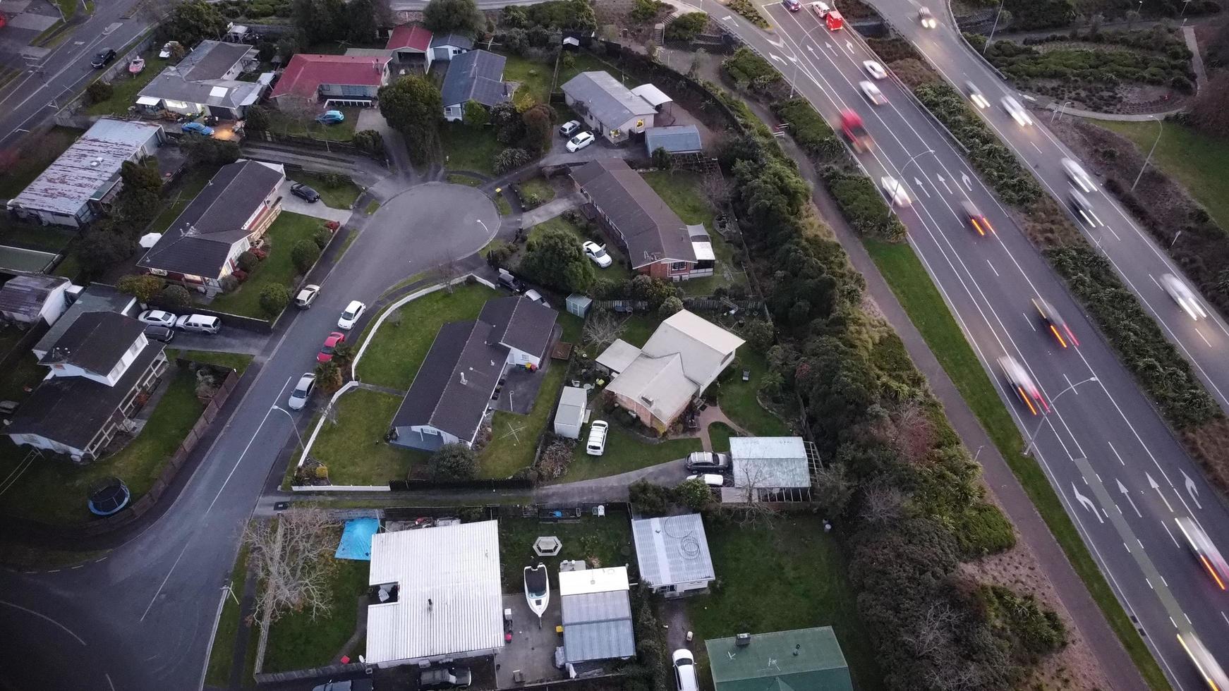 Aerial view of Hamilton, New Zealand photo