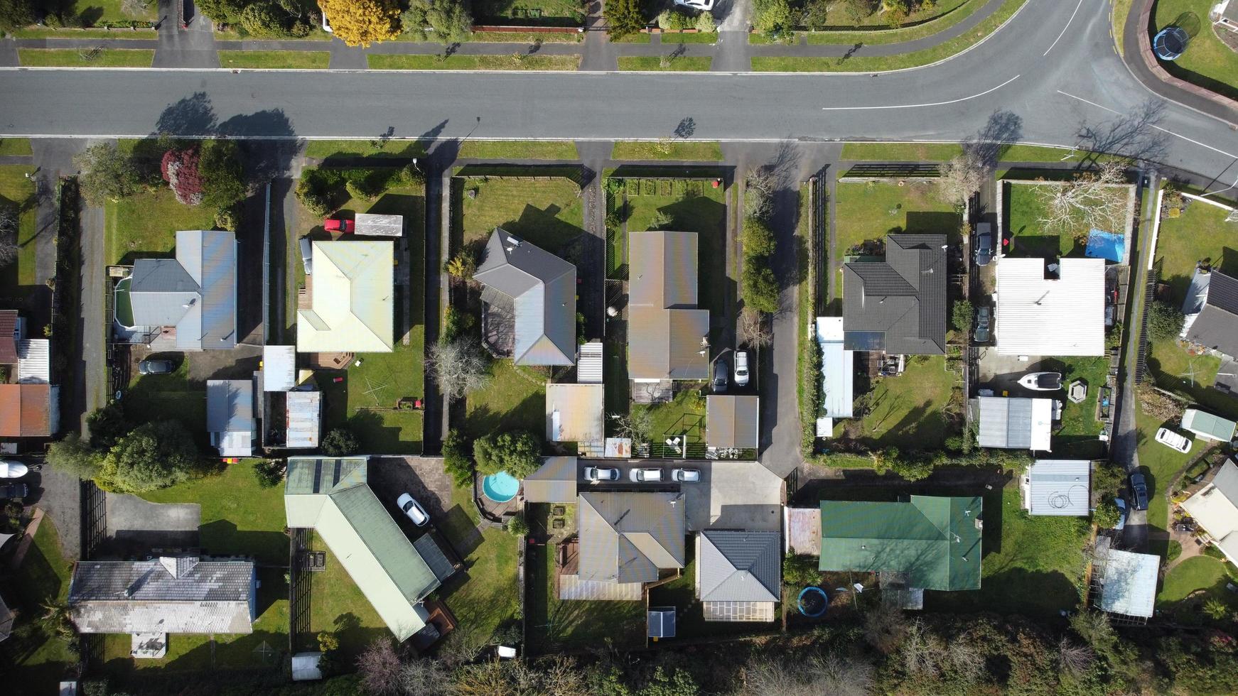 Aerial view of Hamilton, New Zealand photo