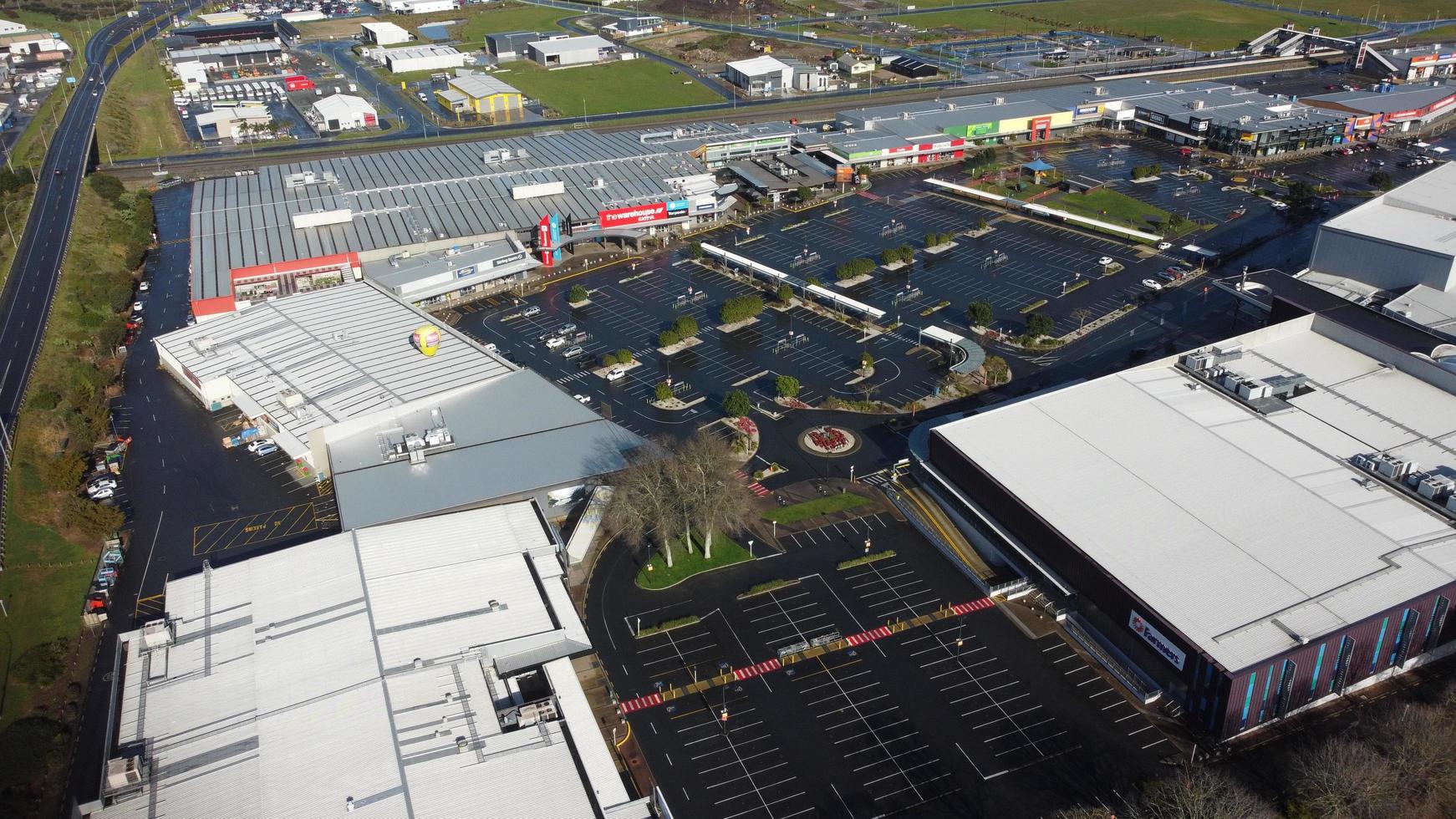 Aerial view of Hamilton, New Zealand photo