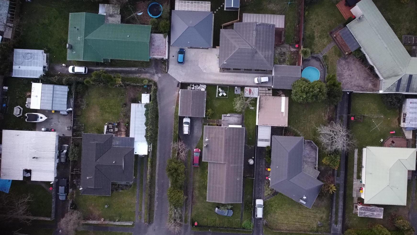 Aerial view of Hamilton, New Zealand photo