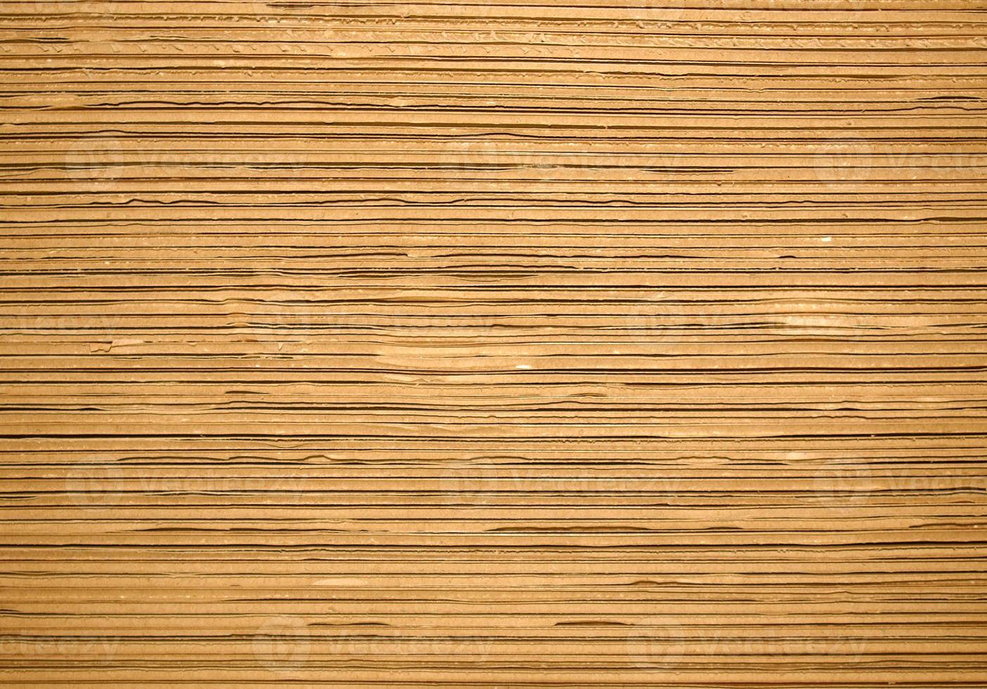 Corrugated cardboard texture photo