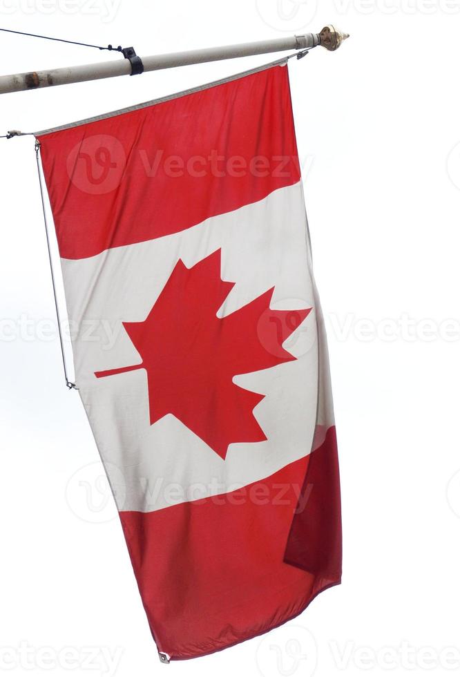 bandera de canadá foto