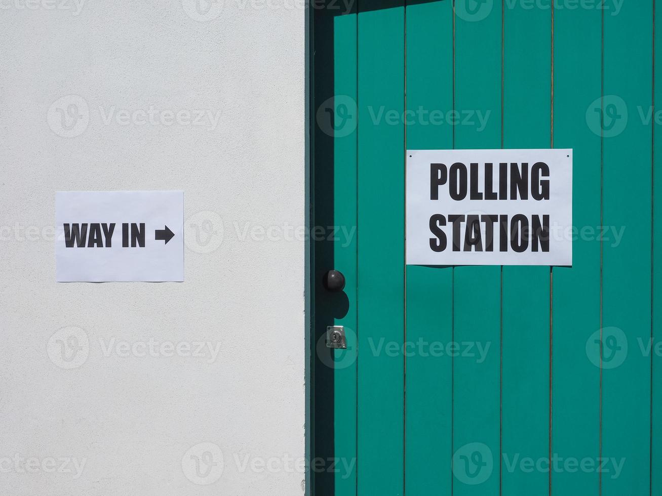 General elections polling station photo