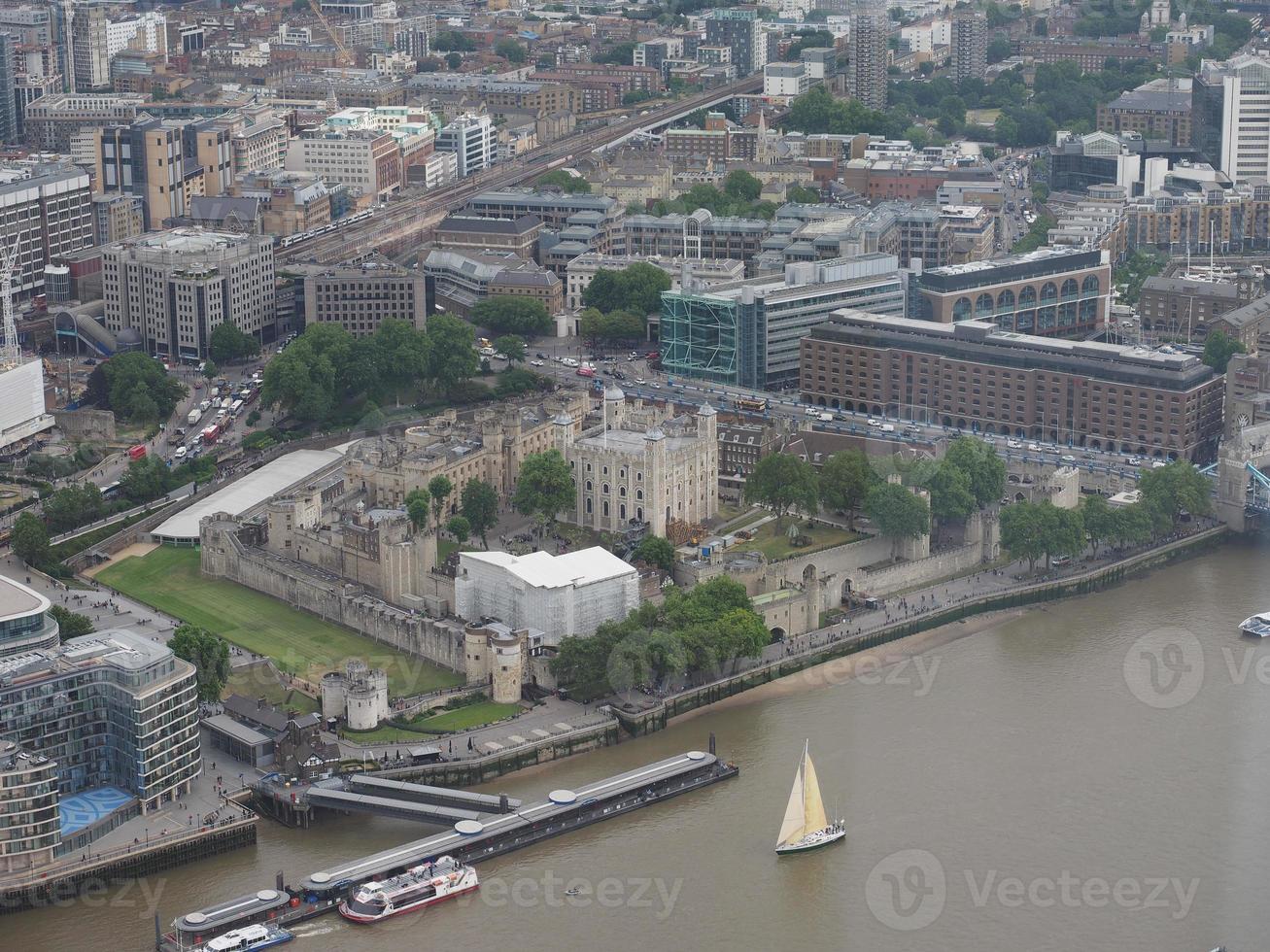 vista aerea de londres foto