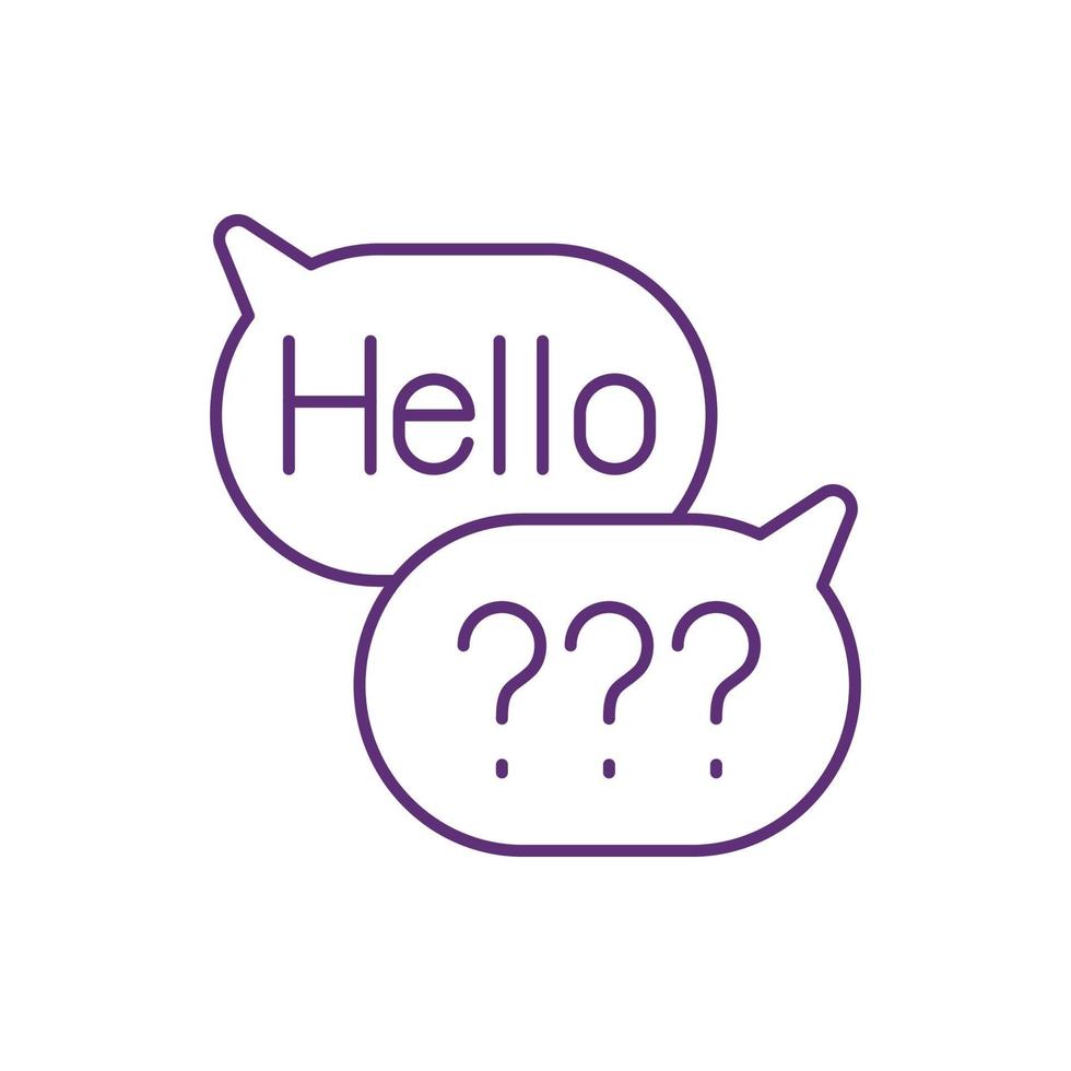 Chat bubble RGB color icon vector