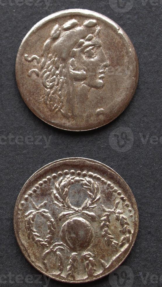 Ancient Roman coin photo