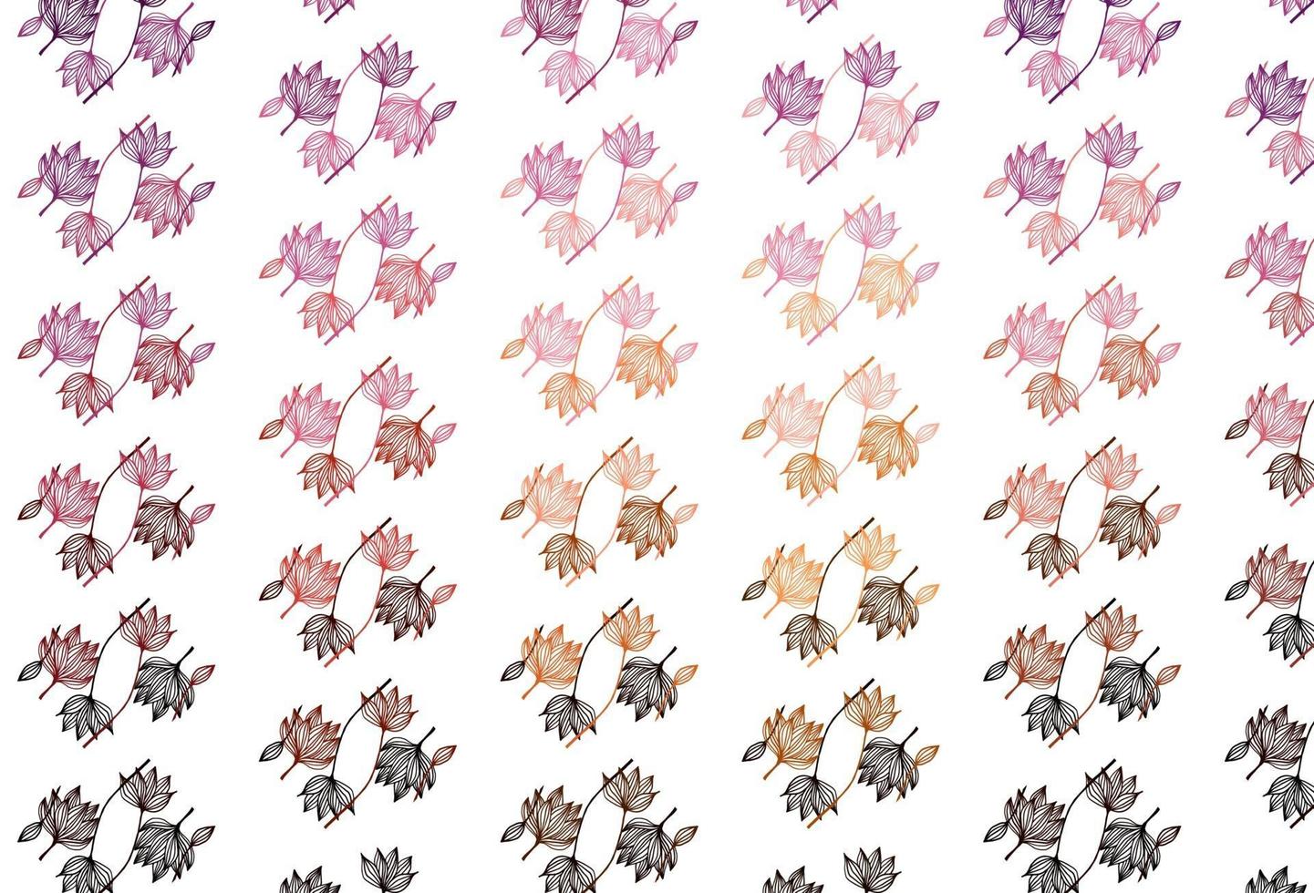 Light Red, Yellow vector sketch pattern.