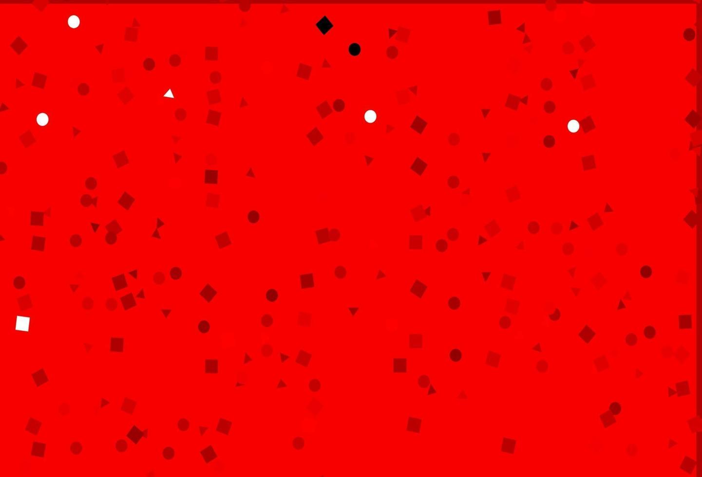 Light Red vector layout with circles, lines, rectangles.