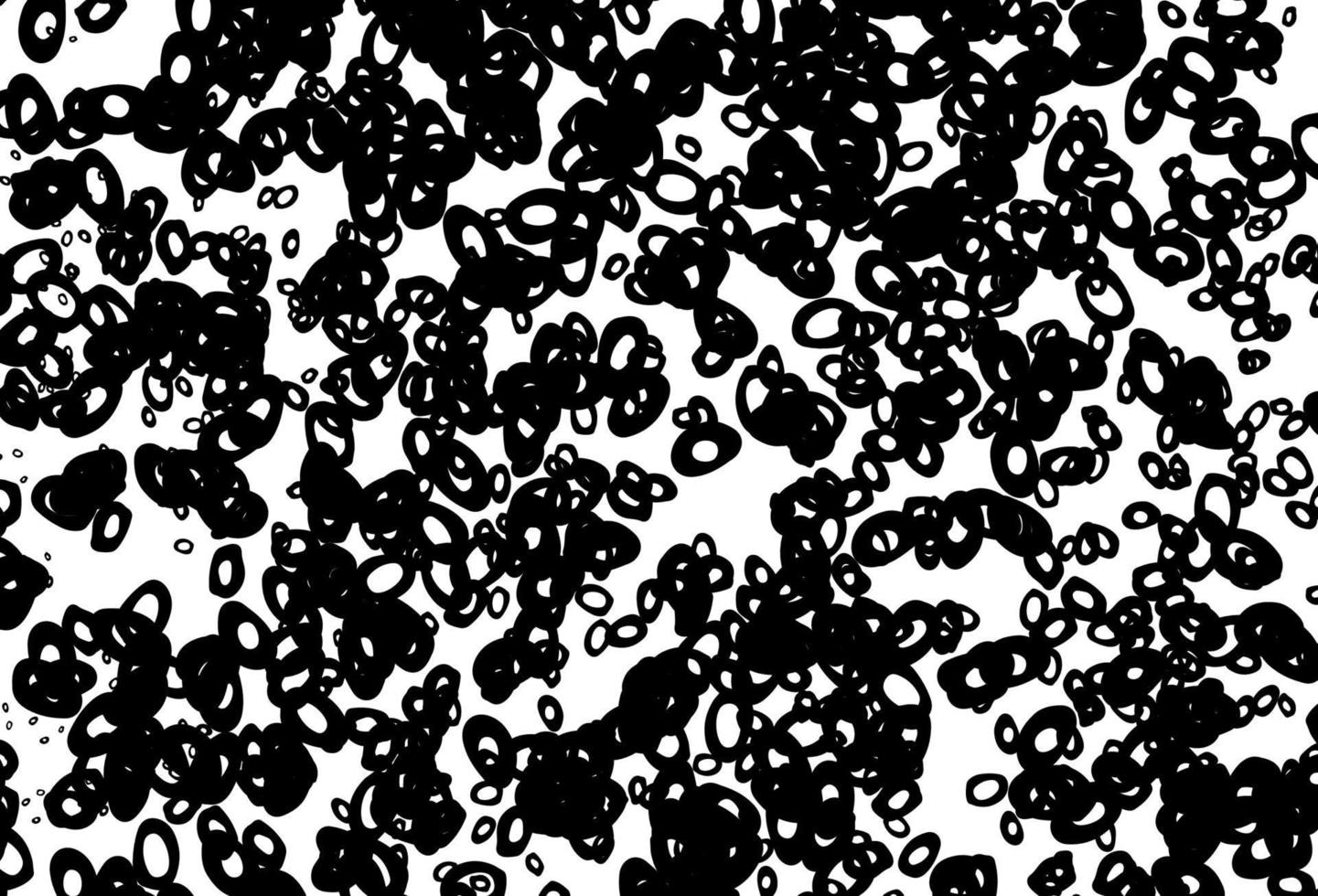 Black and white vector cover with spots.