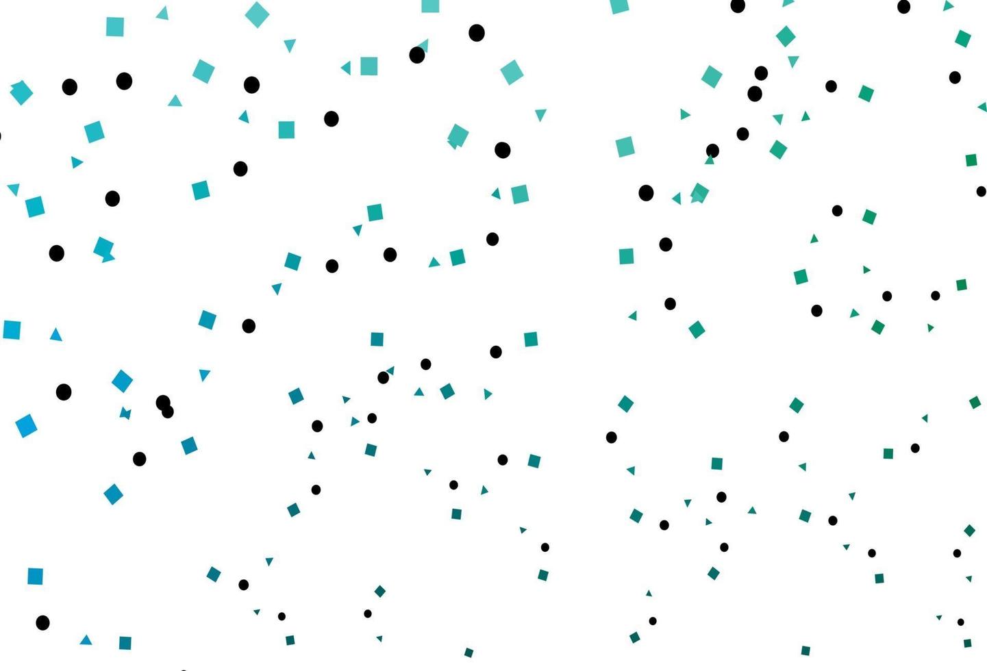 Light Blue, Green vector backdrop with lines, circles, rhombus.