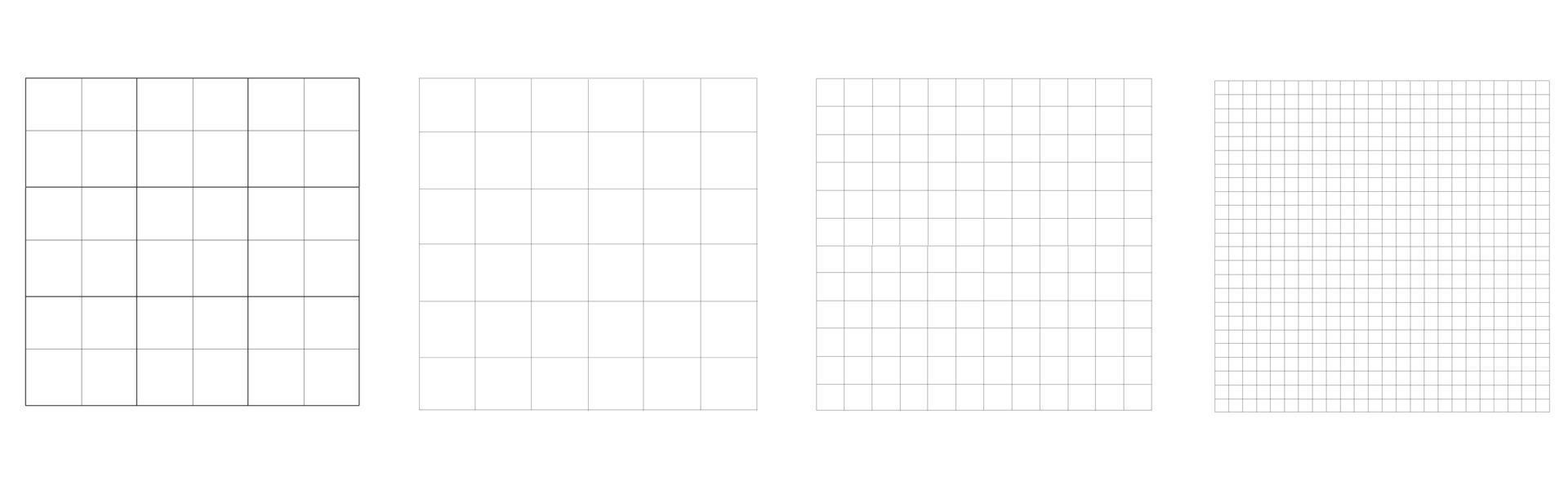 Grid pattern background collection. vector