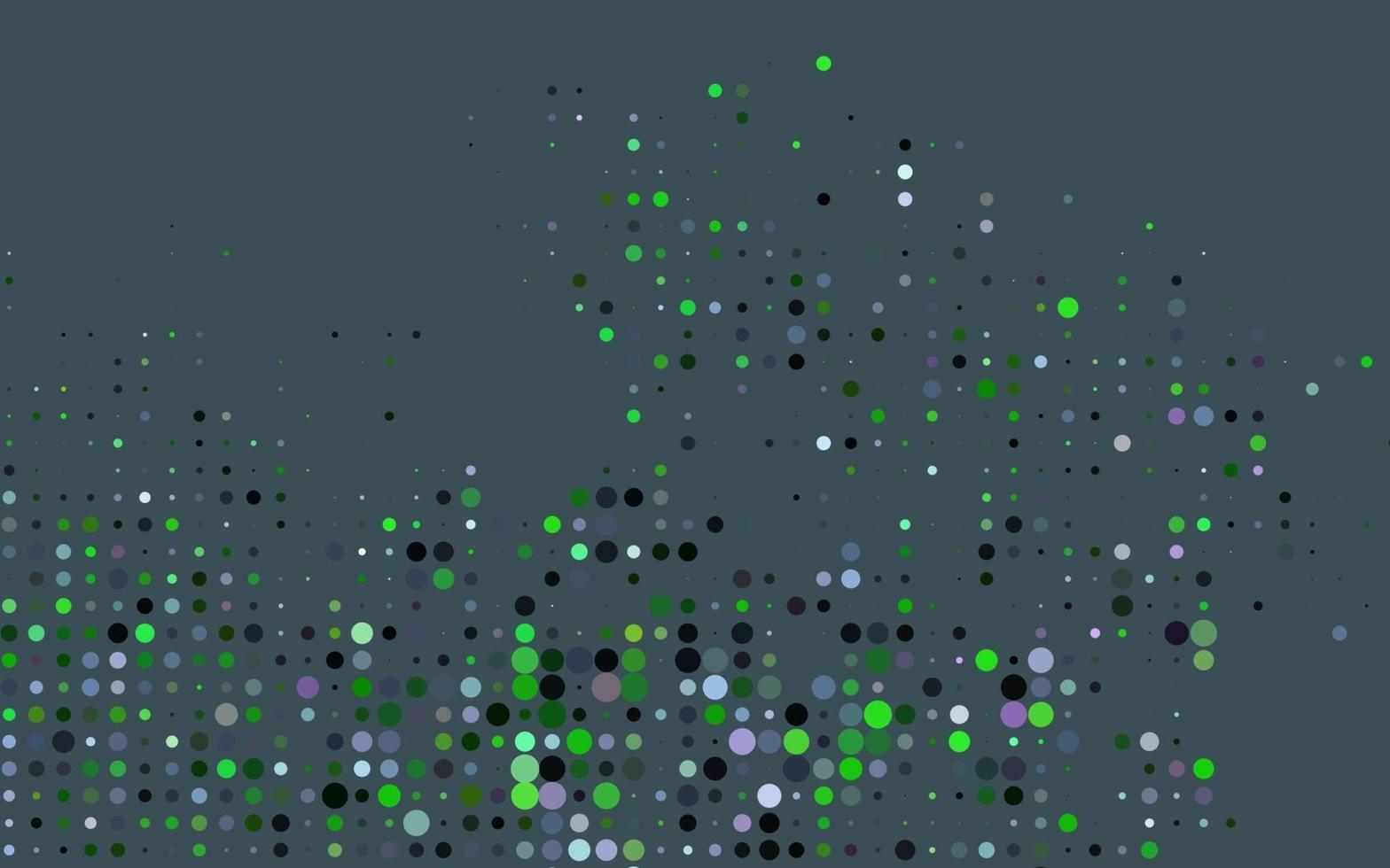 Dark Multicolor, Rainbow vector layout with circle shapes.