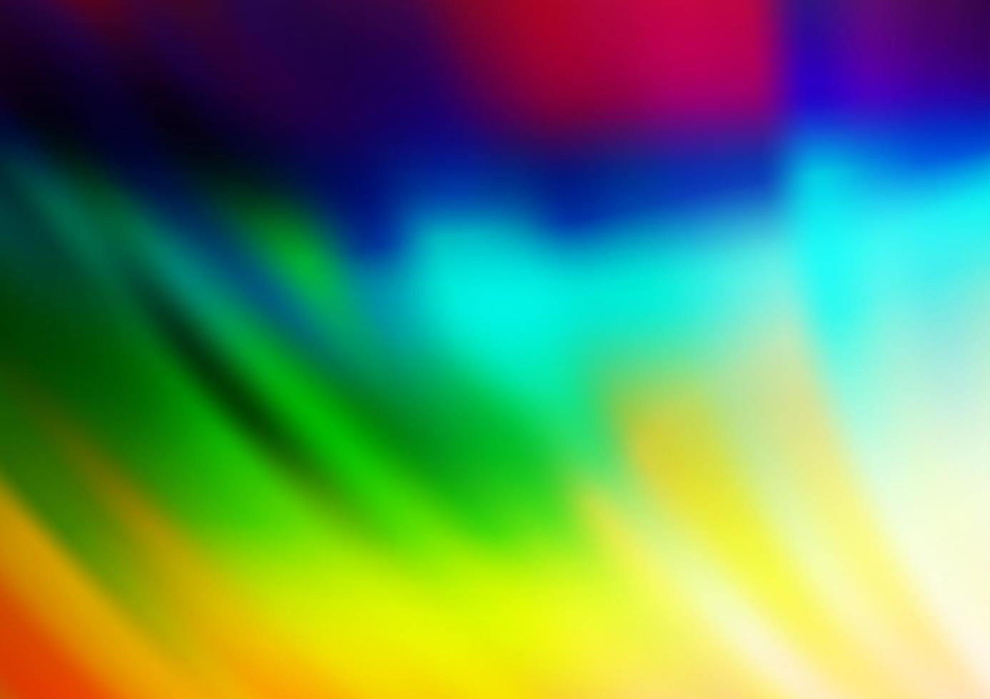 Light Multicolor, Rainbow vector template with lines, ovals.