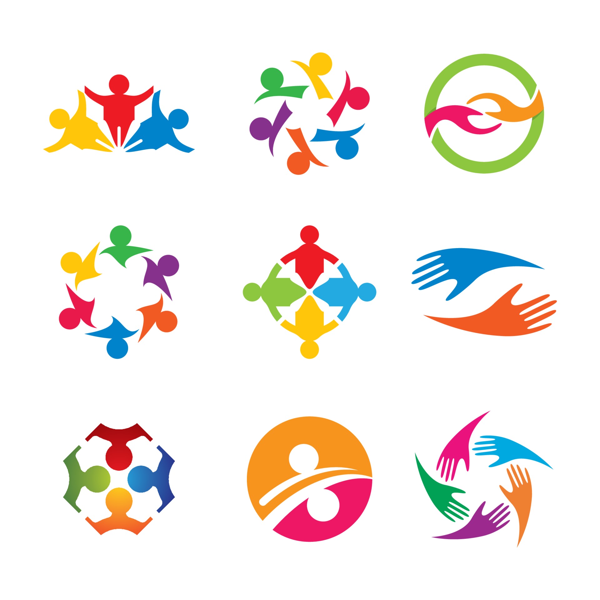 Community care logo images design 3273701 Vector Art at Vecteezy