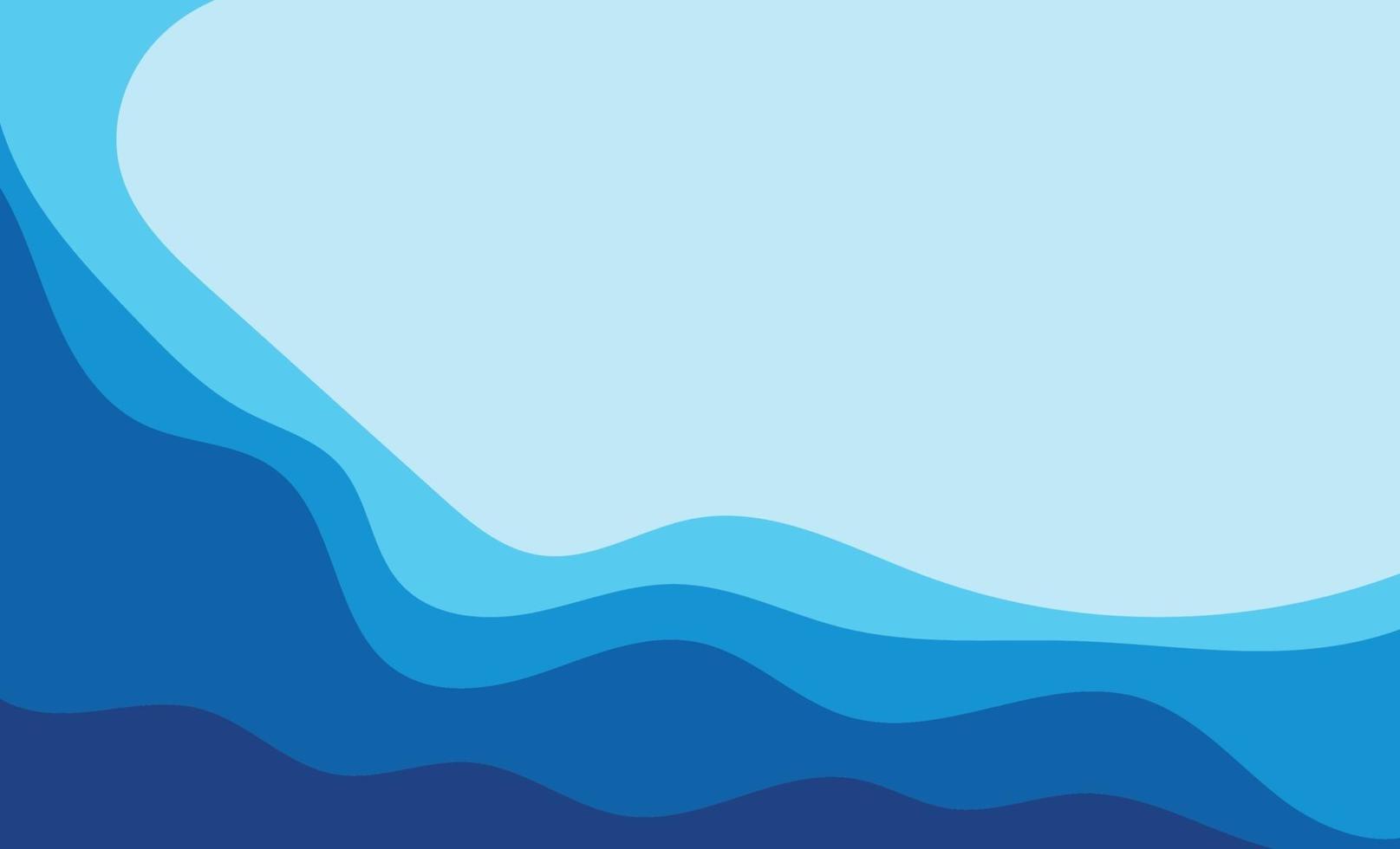 Wave blue background vector wallpaper 3273877 Vector Art at Vecteezy