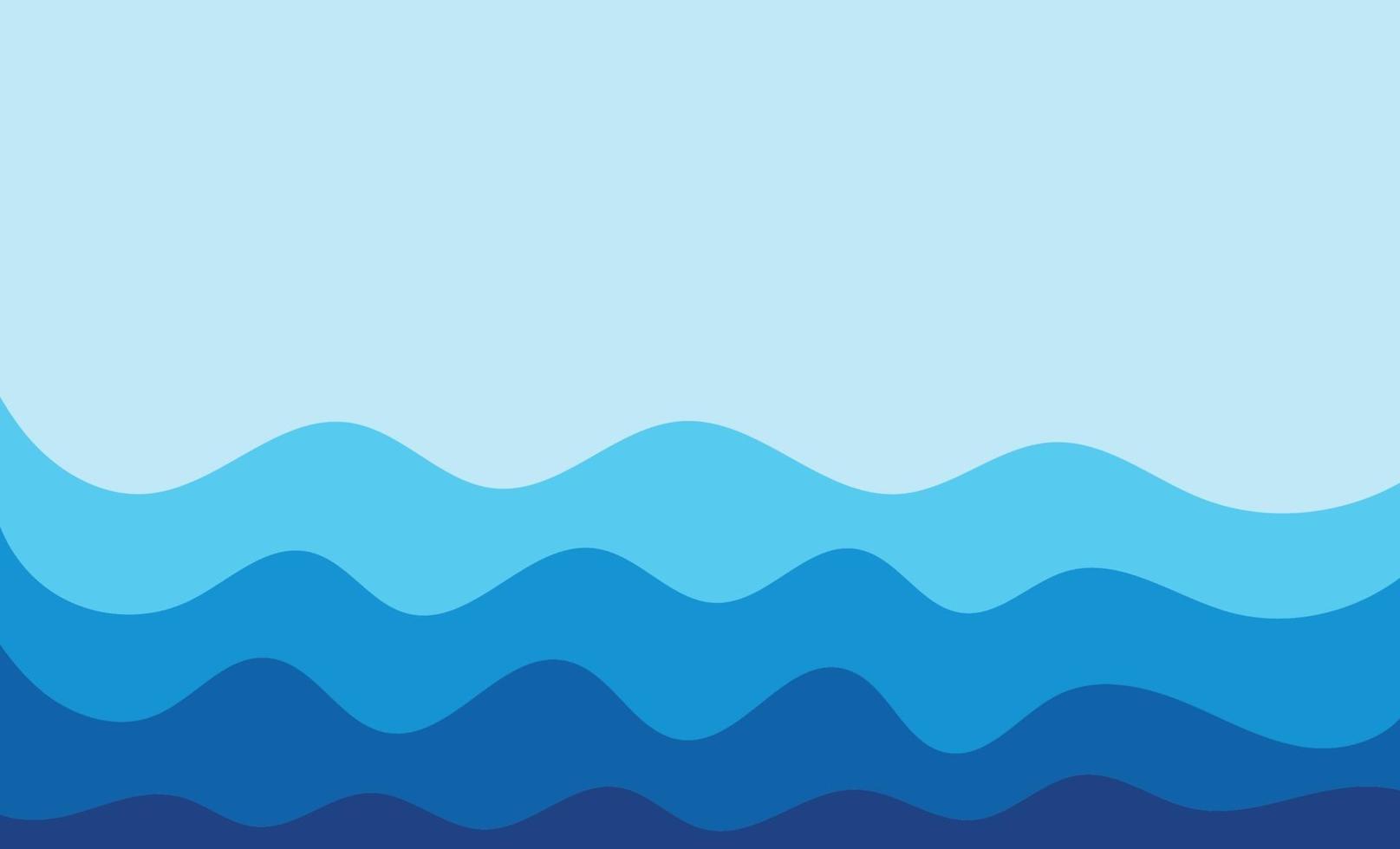 fondo de pantalla de vector de fondo azul de onda