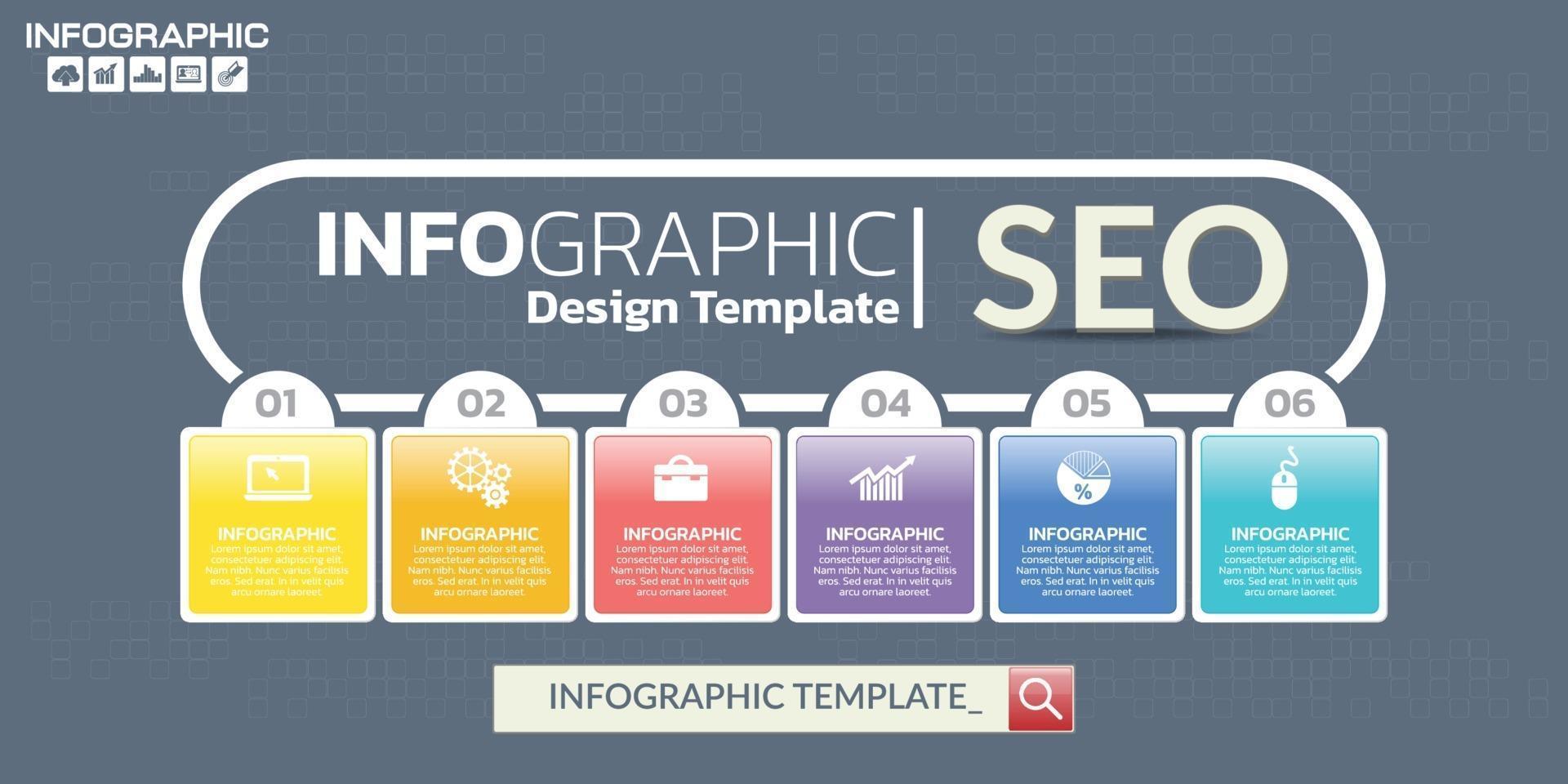 Infographics step by step and icons. 3274017 Vector Art at Vecteezy