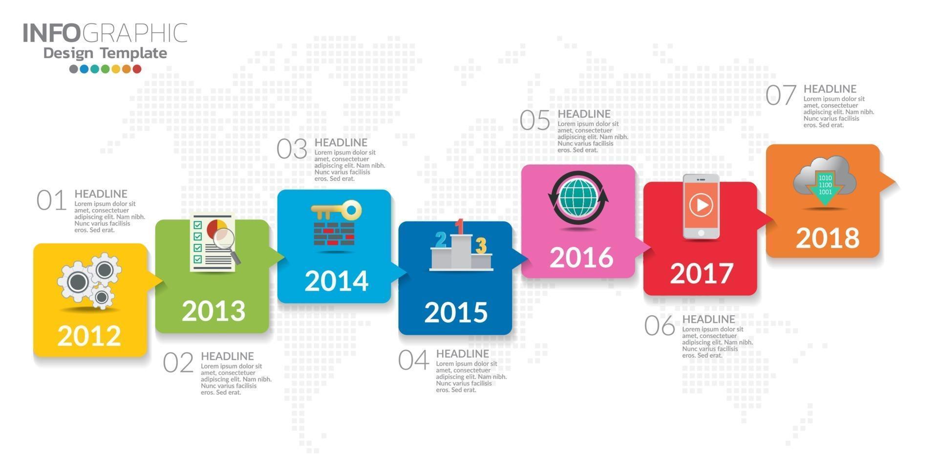 SEO digital marketing concept with icons. vector