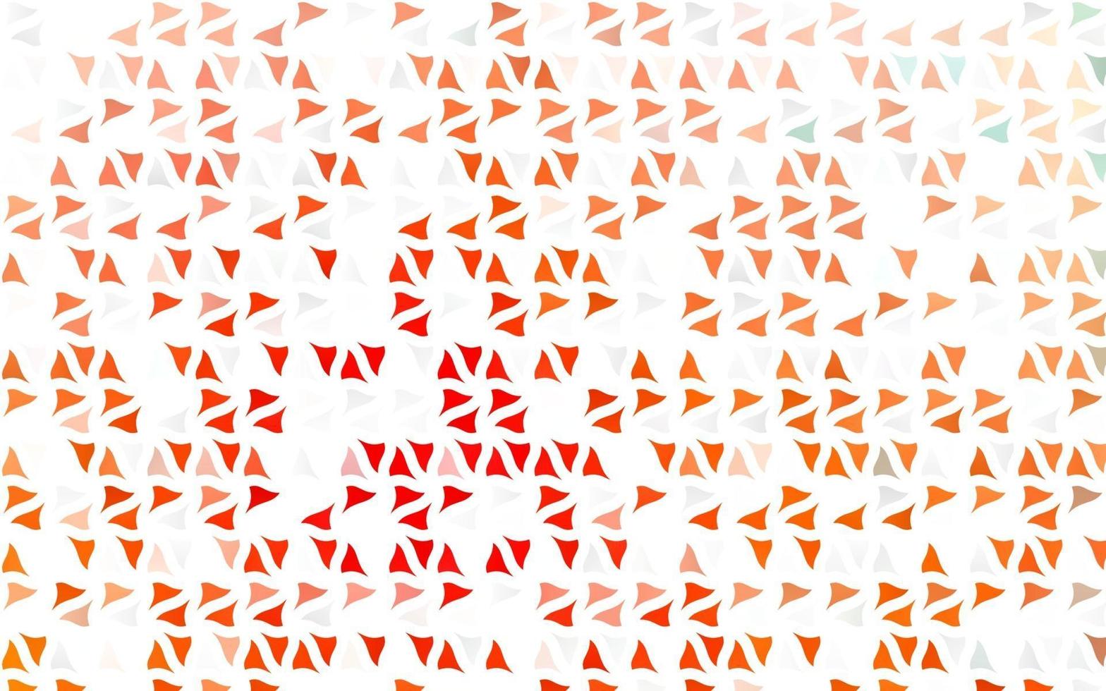 Light Red vector cover in polygonal style.