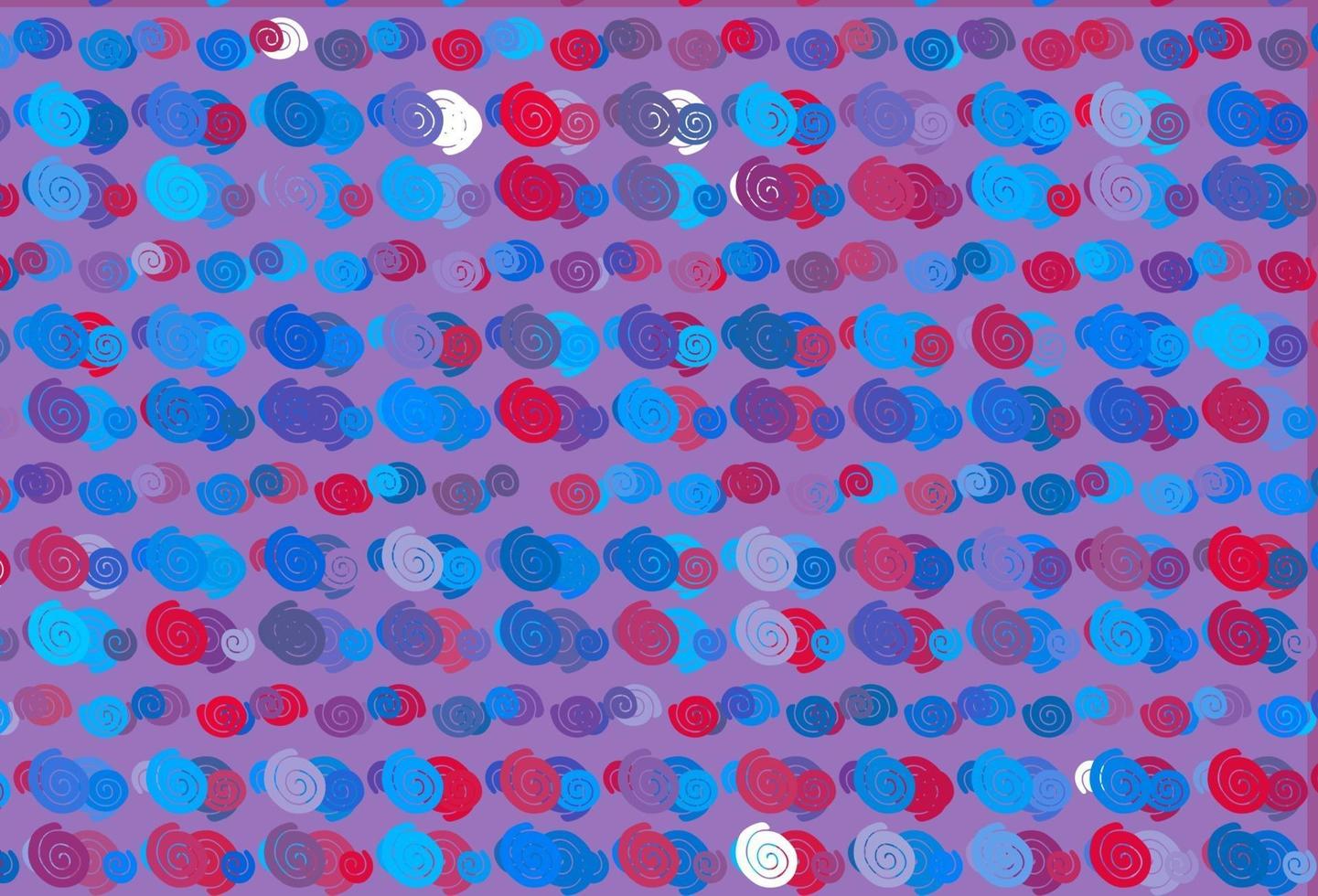 Light Blue, Red vector background with bent ribbons.