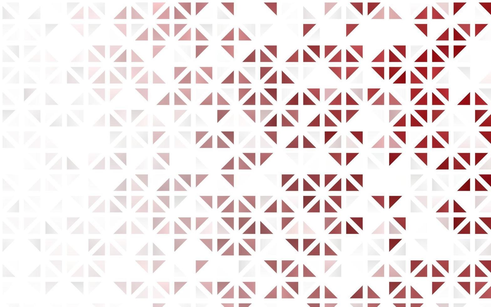 Light Red vector seamless layout with lines, triangles.