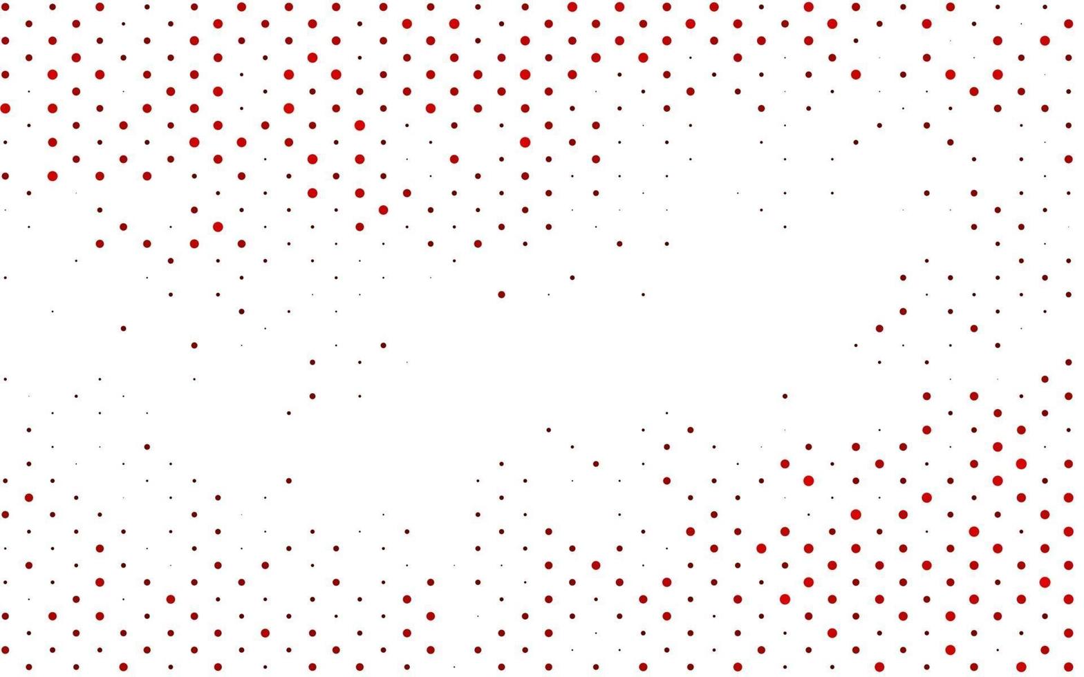 Light Red vector background with bubbles.