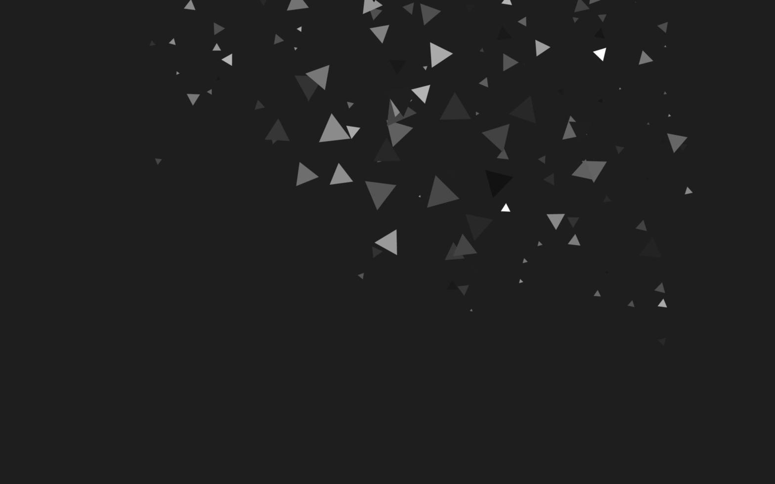 Light Silver, Gray vector backdrop with lines, triangles.