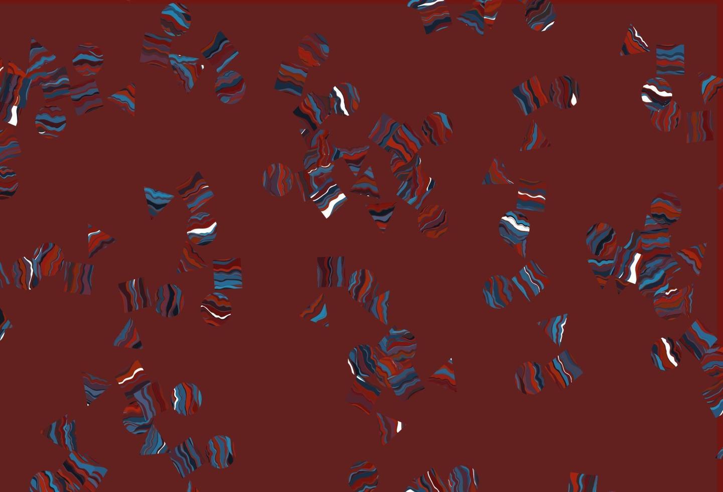 Light Blue, Red vector texture in poly style with circles, cubes.