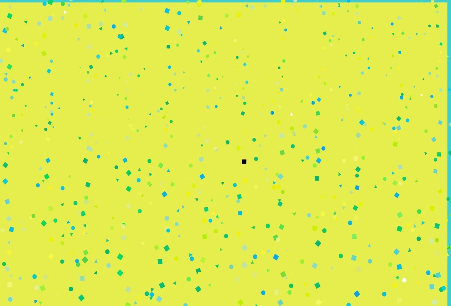 Light Blue, Yellow vector texture in poly style with circles, cubes.