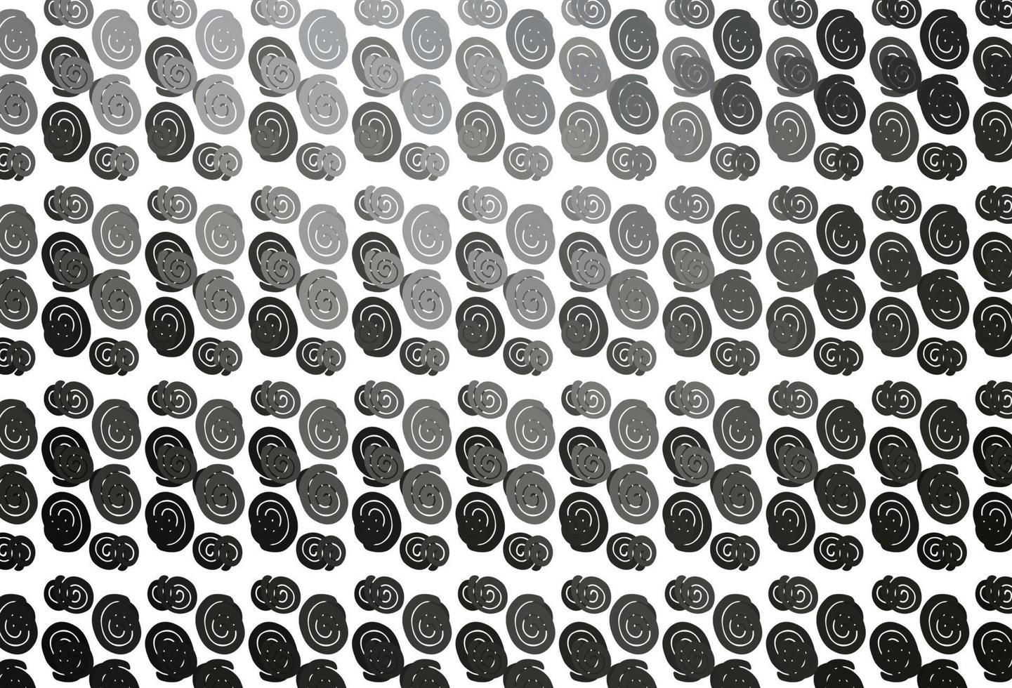 Light Black vector pattern with bent ribbons.