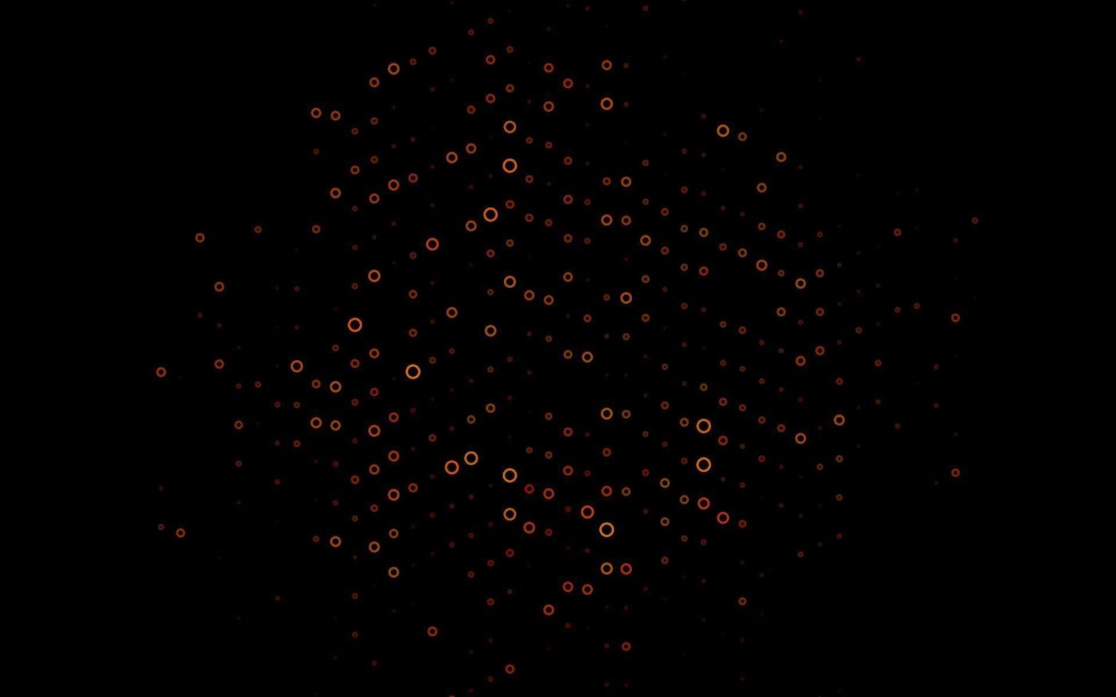 Dark Yellow, Orange vector texture with disks.