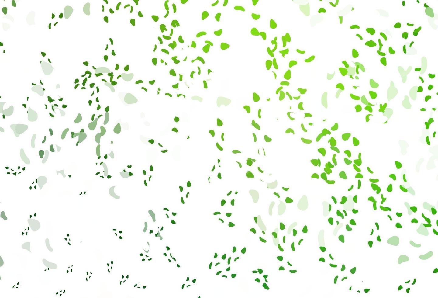 Light green vector texture with random forms.