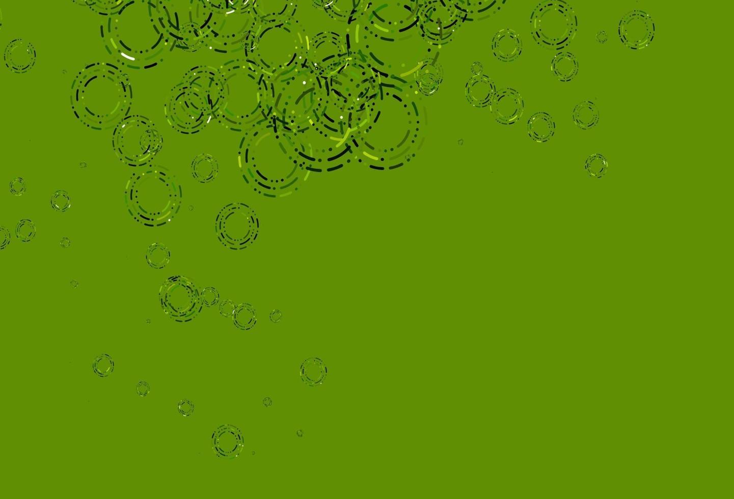 Light Green vector texture with disks.