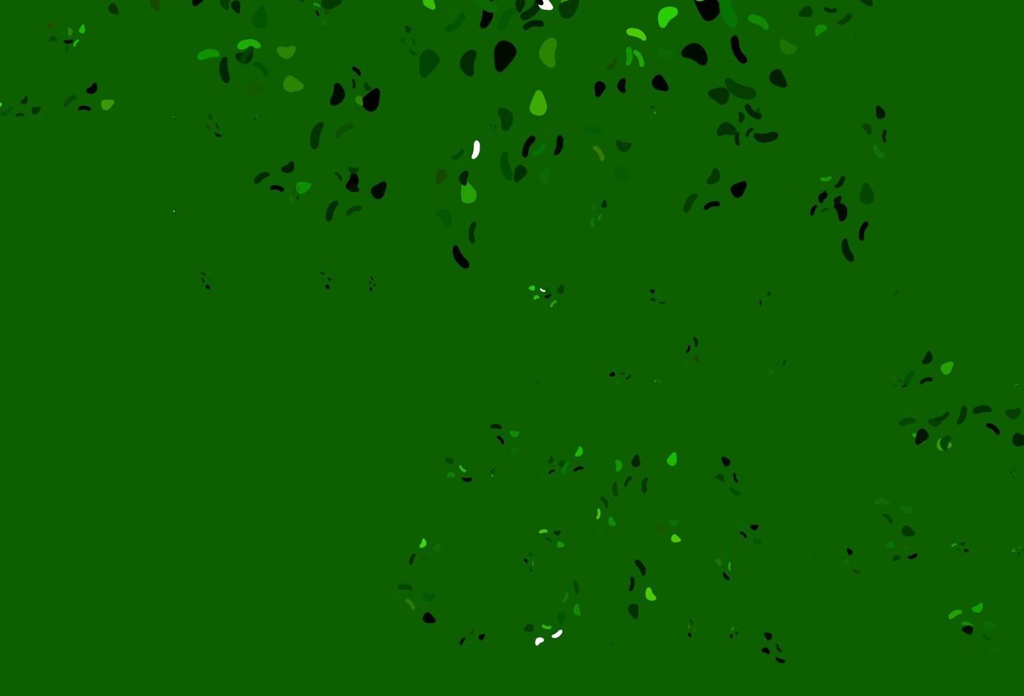 Light Green vector texture with random forms.