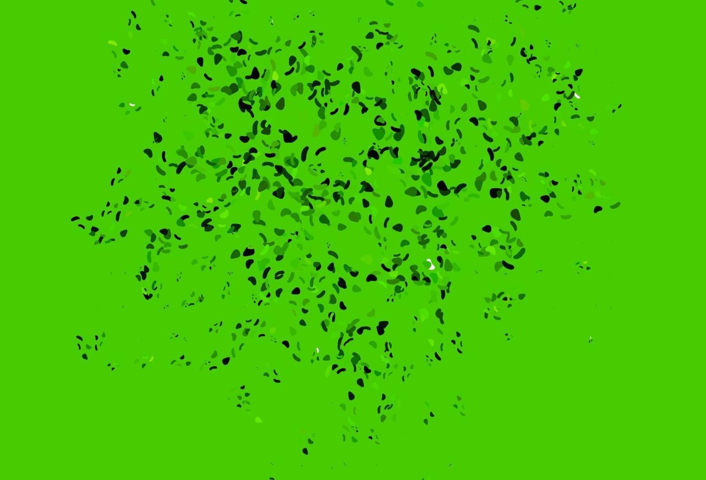 Light Green vector template with memphis shapes.