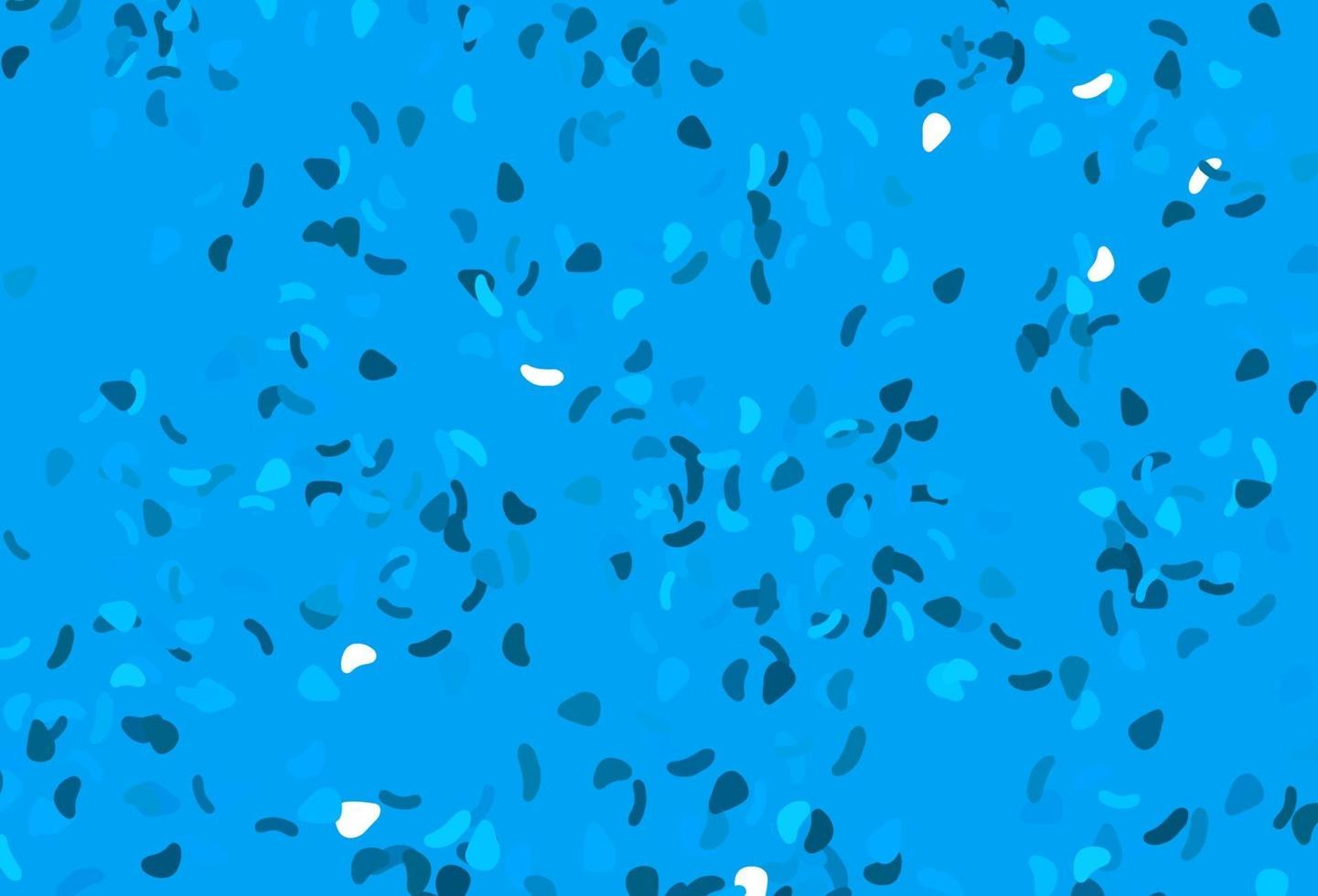Light BLUE vector pattern with chaotic shapes.