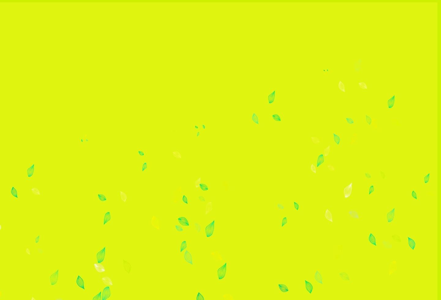 Light Green, Yellow vector hand painted background.